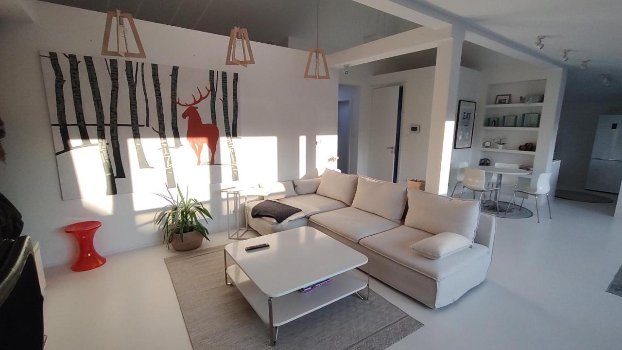 Loft 85 M2 Wilanow Krolewski Self Checkin Warschau Exterior foto