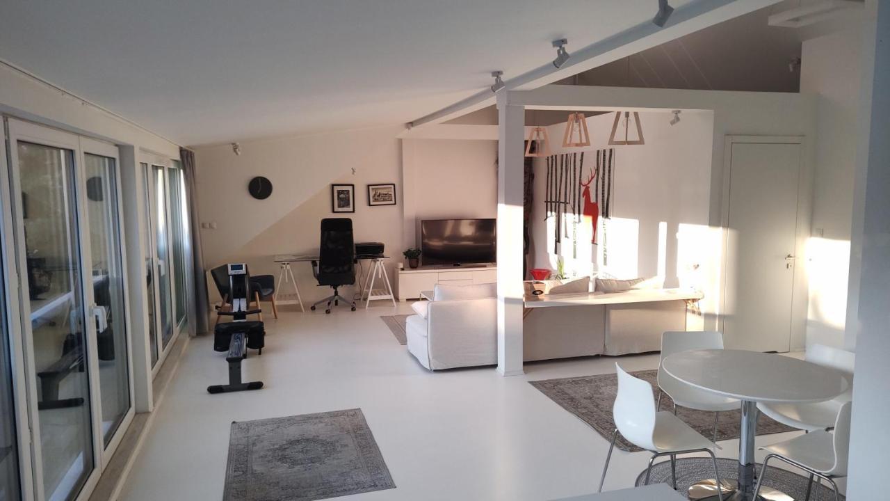 Loft 85 M2 Wilanow Krolewski Self Checkin Warschau Exterior foto